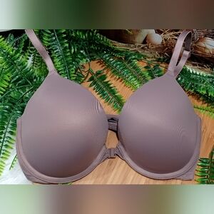 Wear Everywhere Pushup Victoria's Secret Taupe Bra Sz 34D